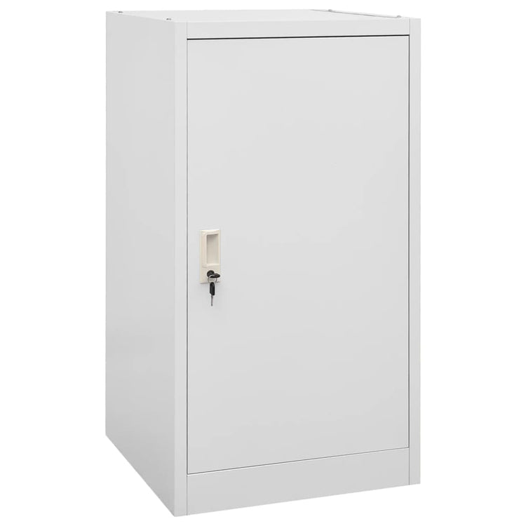 Vidaxl Sattelschrank 53x53x105 cm Stahl hellgrau
