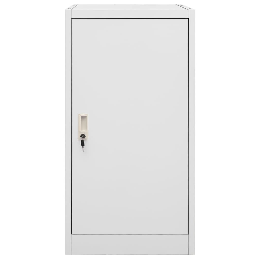 Vidaxl Sattelschrank 53x53x105 cm Stahl hellgrau