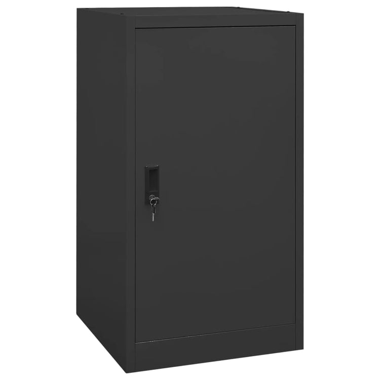 VIDAXL -Sattelschrank 53x53x105 cm Stahl Anthrazit -ausgelöst