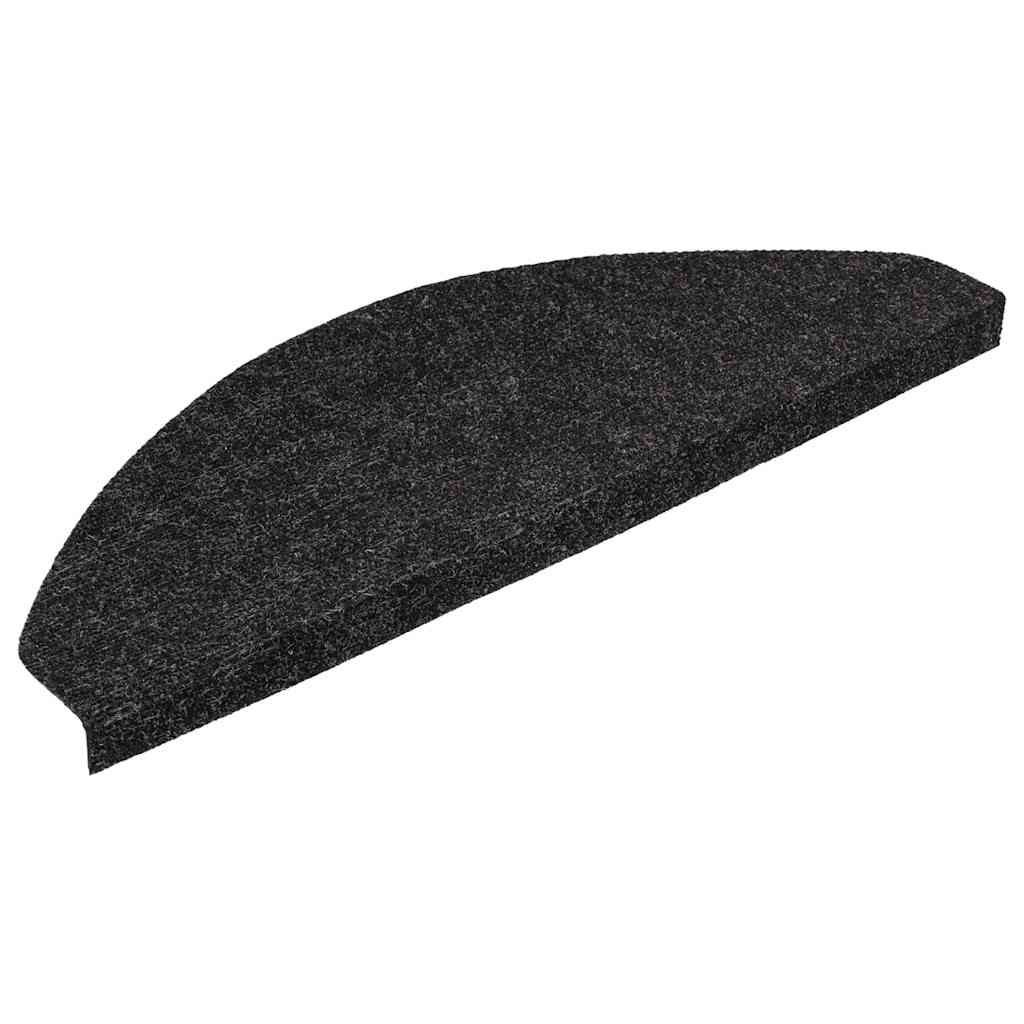 VIDAXL -Treppenmatten Selbstadhäsiv 15 ST 65x22,5x3,5 cm Anthrazit