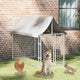 VIDAXL -Hundezwinger für außen mit Dach 200x100x150 cm