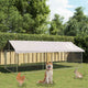 Vidaxl -Hundezwinger für außen mit Dach 400x200x150 cm