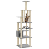 Vidaxl Cat Scraping Post mit Sisal -Kratzern 183 cm hellgrau - afbeelding 3