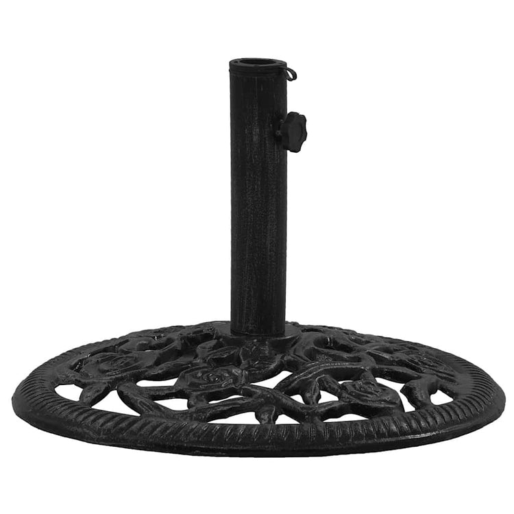 Vidaxl Parasol -Fuß 48x48x33 cm Gusseisen schwarz