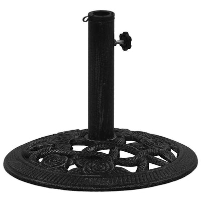 Vidaxl Parasol Fuß 40x40x32 cm Gusseisen schwarz