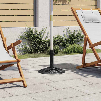 Vidaxl Parasol Fuß 40x40x32 cm Gusseisen schwarz