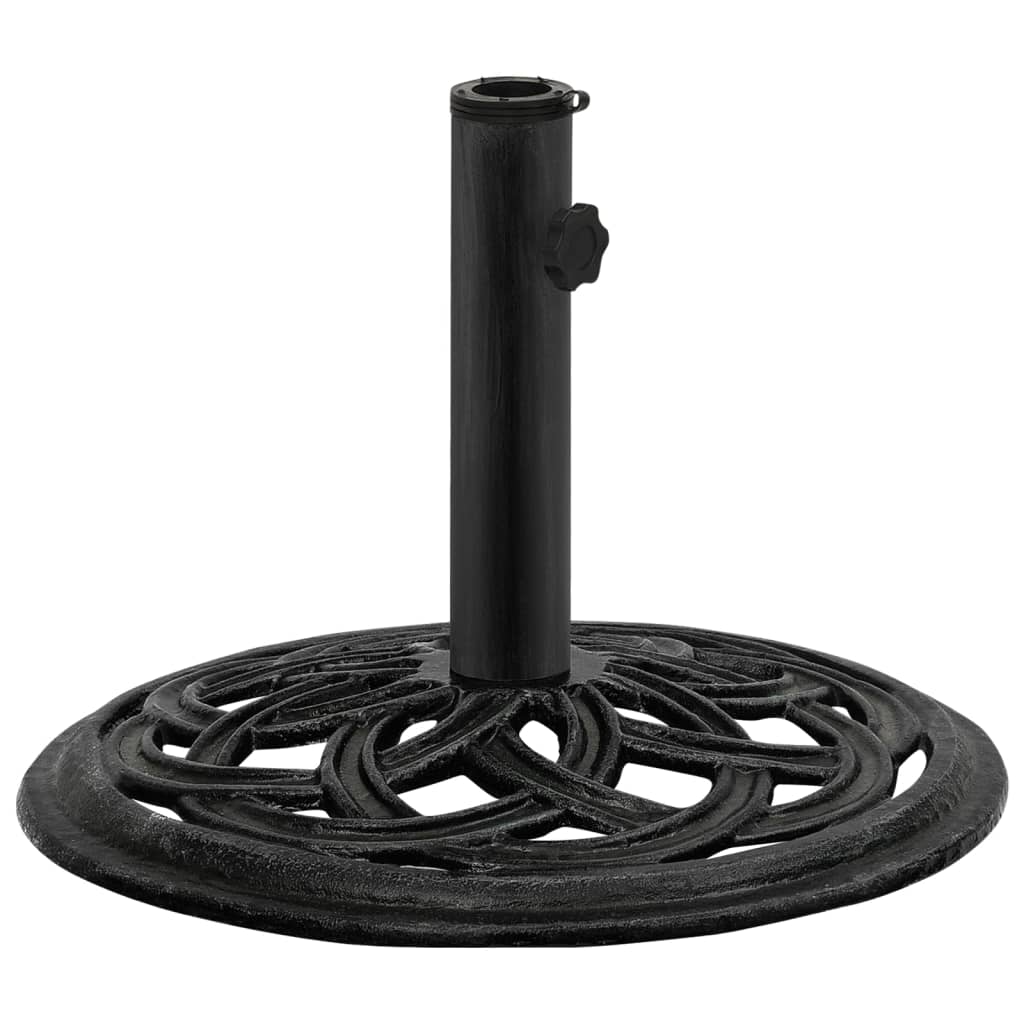 Vidaxl Parasol Foot 44x44x31 cm Gusseisen schwarz