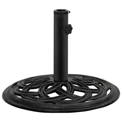 Vidaxl Parasol Foot 44x44x31 cm Gusseisen schwarz