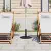 Vidaxl Parasol Foot 44x44x31 cm Gusseisen schwarz