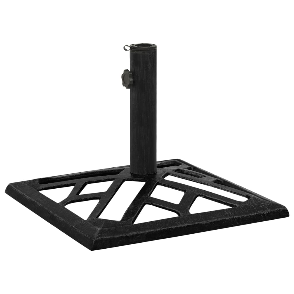 Vidaxl Parasol Foot 44x44x31 cm Gusseisen schwarz
