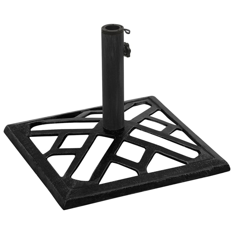 Vidaxl Parasol Foot 44x44x31 cm Gusseisen schwarz