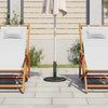 Vidaxl Parasol Foot 40x40x32 cm Gusseisengrün