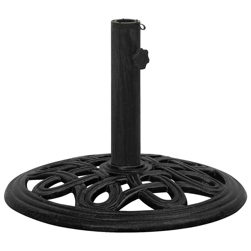 Vidaxl Parasol Foot 44x44x32 cm Gusseisen schwarz