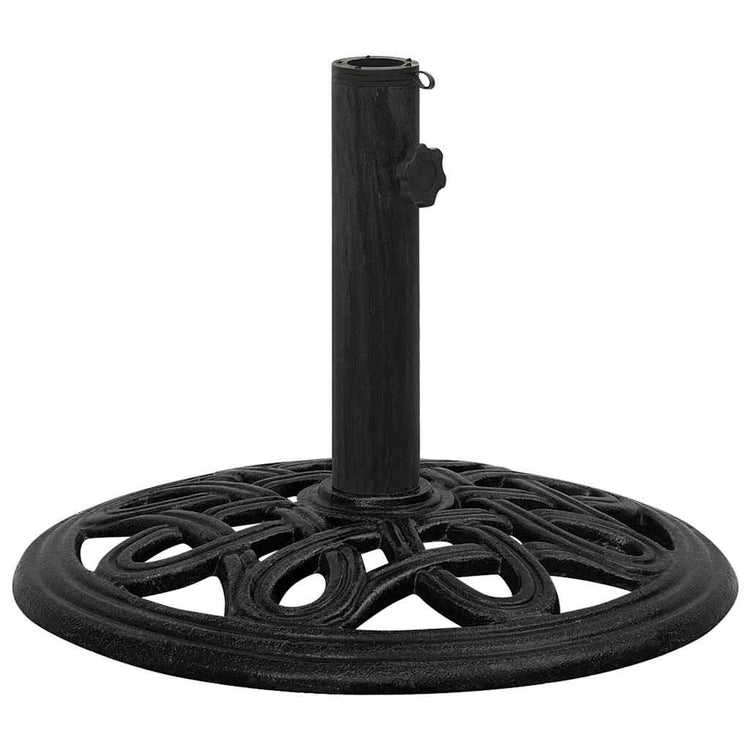 Vidaxl Parasol Foot 44x44x32 cm Gusseisen schwarz