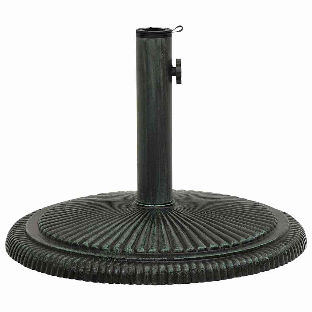 Vidaxl Parasol Foot 45x45x30 cm Gusseisengrün