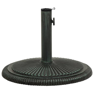 Vidaxl Parasol Foot 45x45x30 cm Gusseisengrün