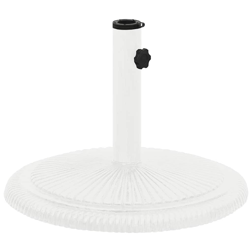 Vidaxl Parasol Fuß 45x45x30 cm Gusseisen weiß