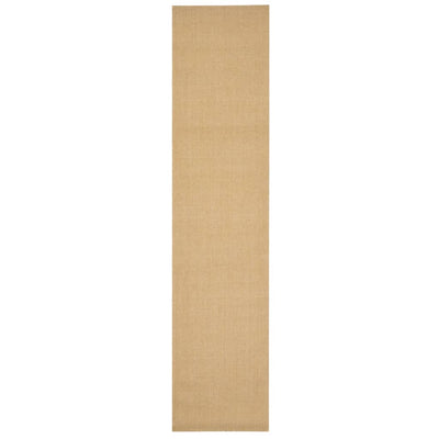 Vidaxl Teppich 66x300 cm Natural Sisal