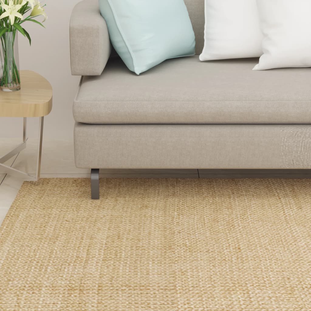 Vidaxl Teppich 100x200 cm Natural Sisal