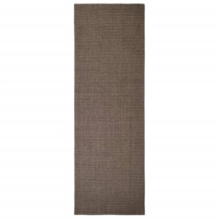 Vidaxl Teppich 66x200 cm Natural Sisal Braun
