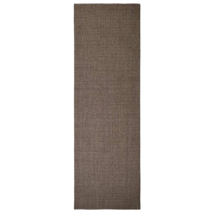 Vidaxl Rug 80x250 cm Natural Sisal Braun