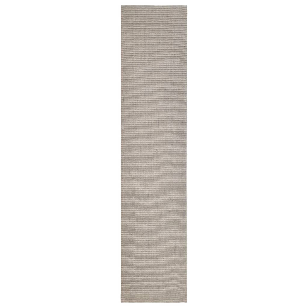 Vidaxl Teppich 66x300 cm Natural Sisal Sand -Colored