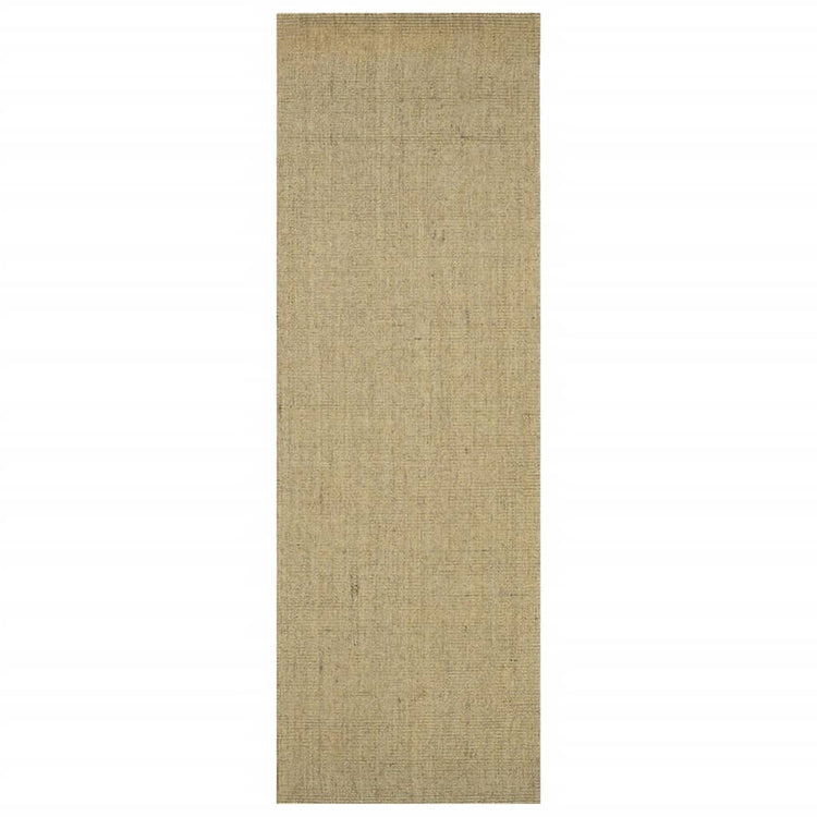Vidaxl Teppich 66x200 cm Natural Sisal Green