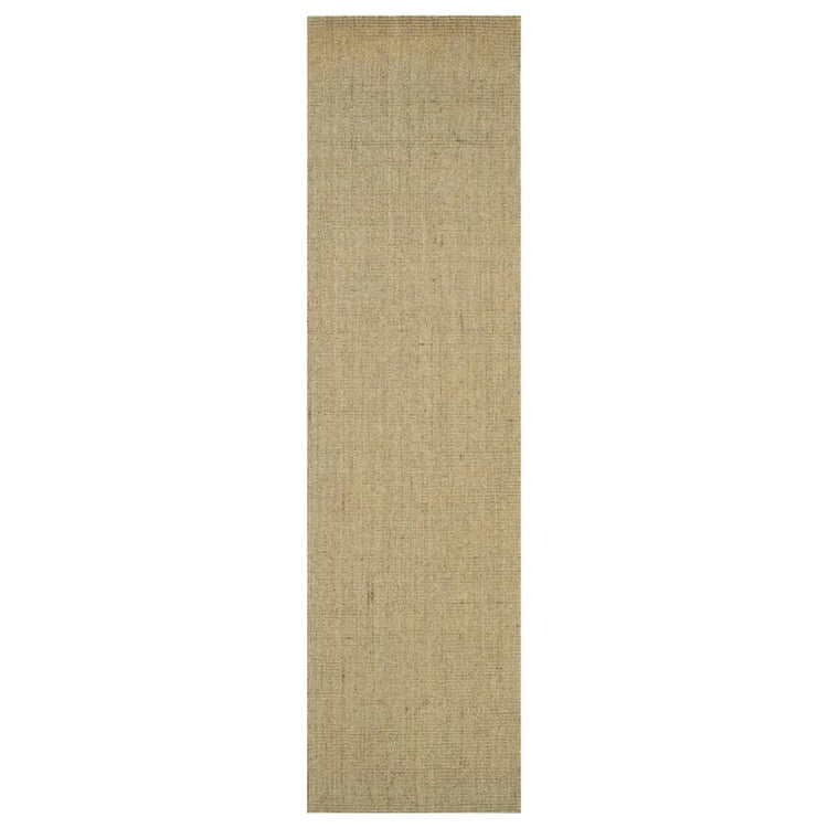 Vidaxl Teppich 66x250 cm Natural Sisal Green
