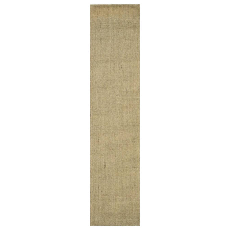 Vidaxl Teppich 66x300 cm Natural Sisal Green