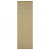 Vidaxl Teppich 80x250 cm Natural Sisal Green