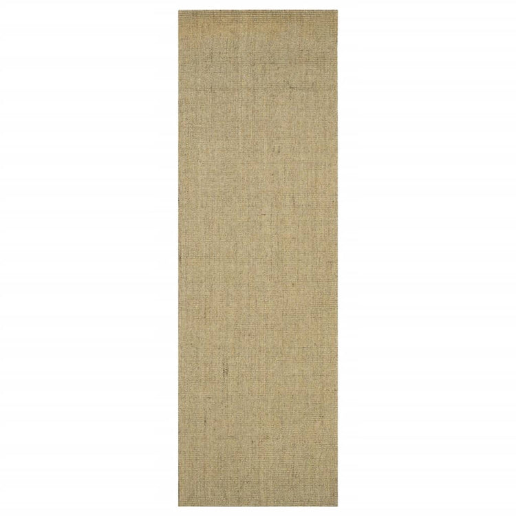 Vidaxl Teppich 80x250 cm Natural Sisal Green