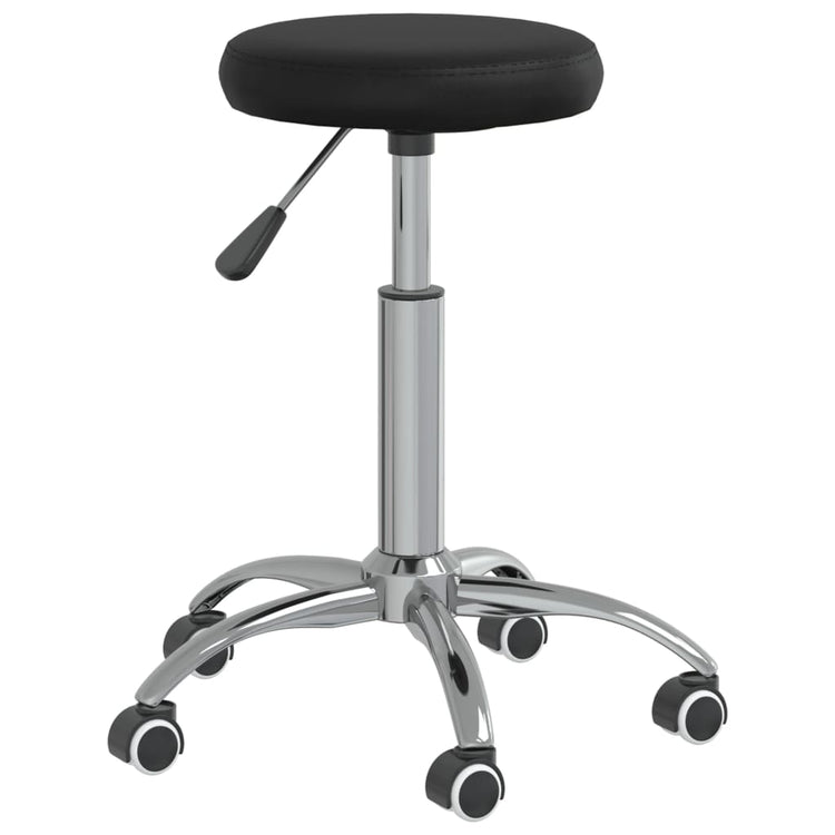 Vidaxl Massagehocker Künstliches Leder schwarz