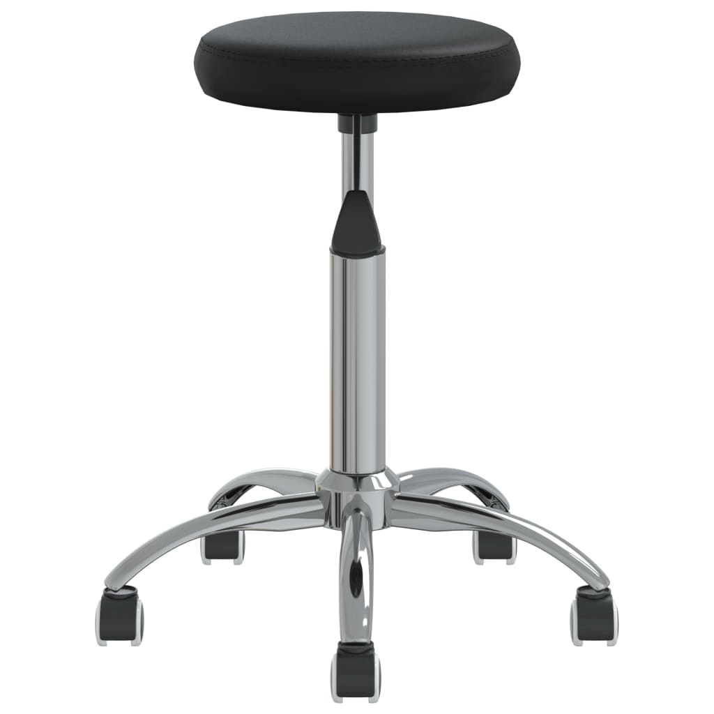 Vidaxl Massagehocker Künstliches Leder schwarz