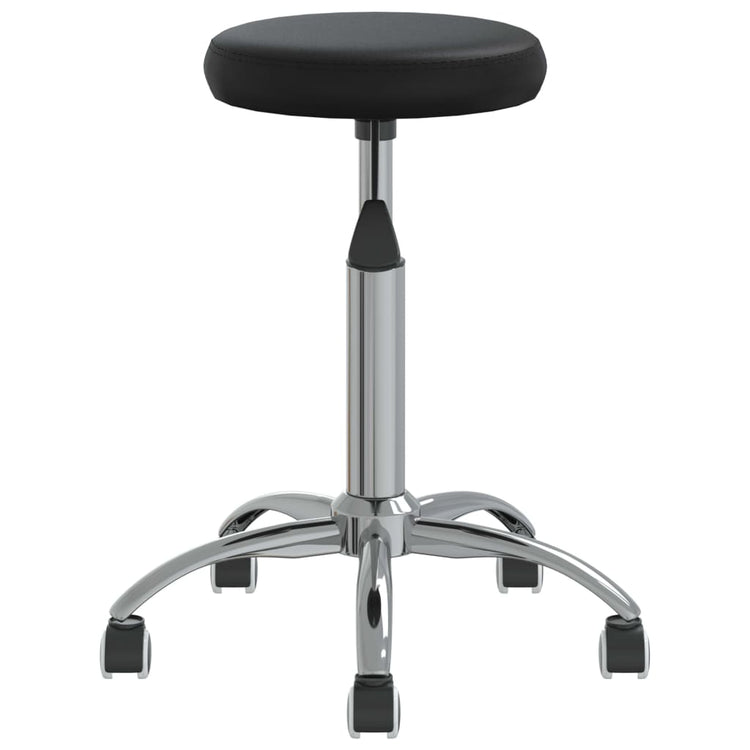 Vidaxl Massagehocker Künstliches Leder schwarz