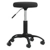 Vidaxl -Massagehocker Velvet Schwarz
