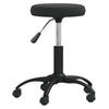 Vidaxl -Massagehocker Velvet Schwarz