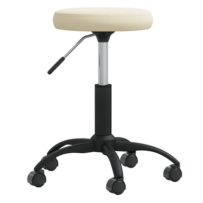 Vidaxl Massage Stuhl Velvet Cream -Colored