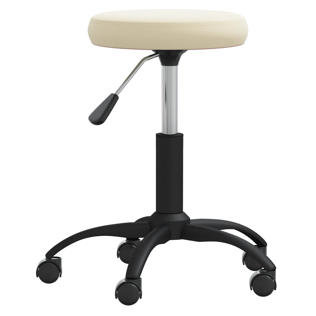 Vidaxl Massage Stuhl Velvet Cream -Colored