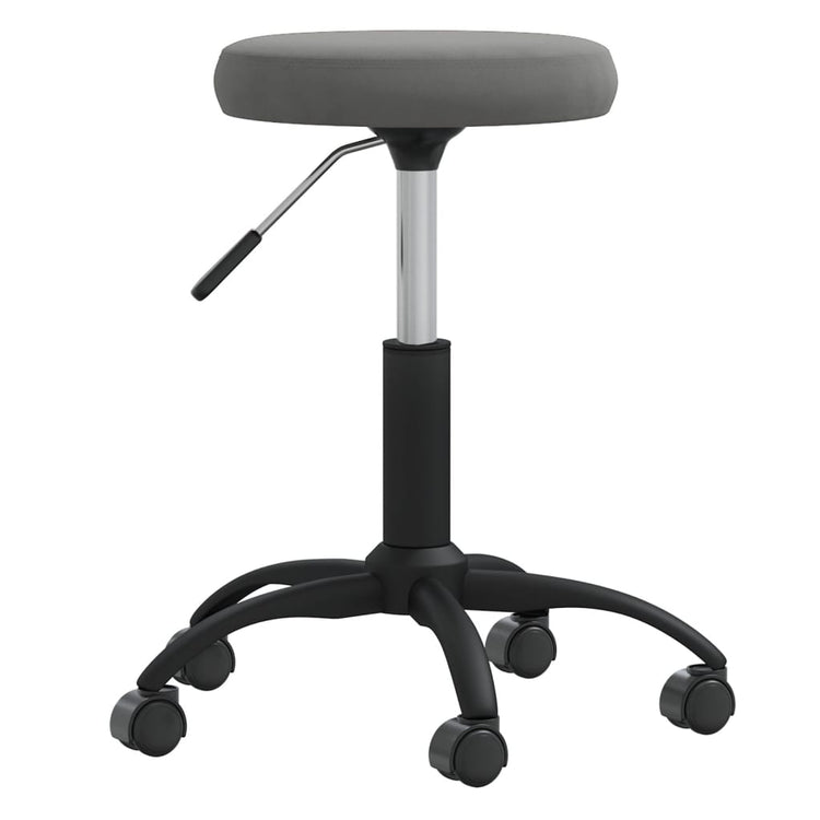 Vidaxl Massage Stuhl Velvet Dunkelgrau