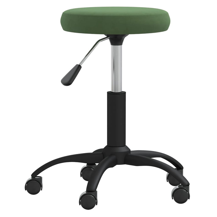 Vidaxl Massage Stuhl Velvet dunkelgrün