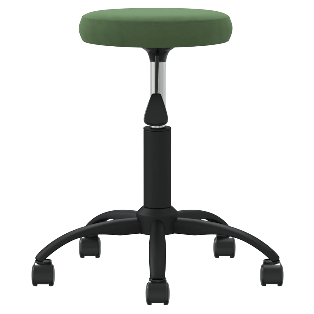 Vidaxl Massage Stuhl Velvet dunkelgrün