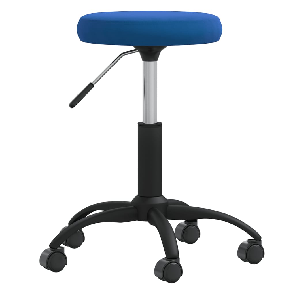 Vidaxl -Massage -Stuhl -Samtblau
