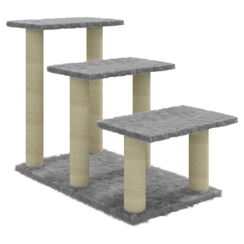 Vidaxl -Katzenmöbel mit Sisal -Kratzerposten 50,5 cm hellgrau
