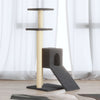 Vidaxl -Katzenmöbel mit Sisal -Kratzern 92 cm dunkelgrau