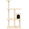 Vidaxl -Katzenmöbel mit Sisal -Kratzerpfosten 119 cm Creme -Colored