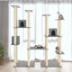 Vidaxl -Katzenmöbel mit Sisal -Kratzern 174 cm hellgrau