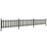 Vidaxxl Zaun mit Pfosten 3 Stk. 614x80 cm hkc - afbeelding 3