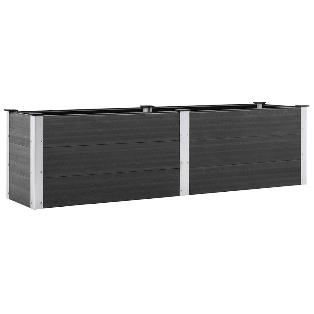 VIDAXL -Pflanzer erhöhte 200x50x54 cm HKC Gray