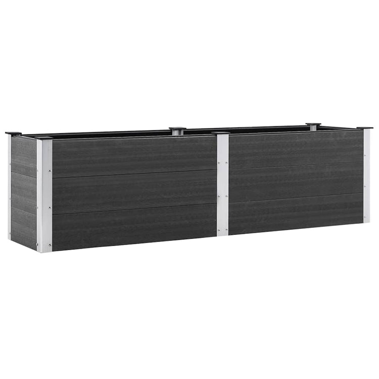 VIDAXL -Pflanzer erhöhte 200x50x54 cm HKC Gray