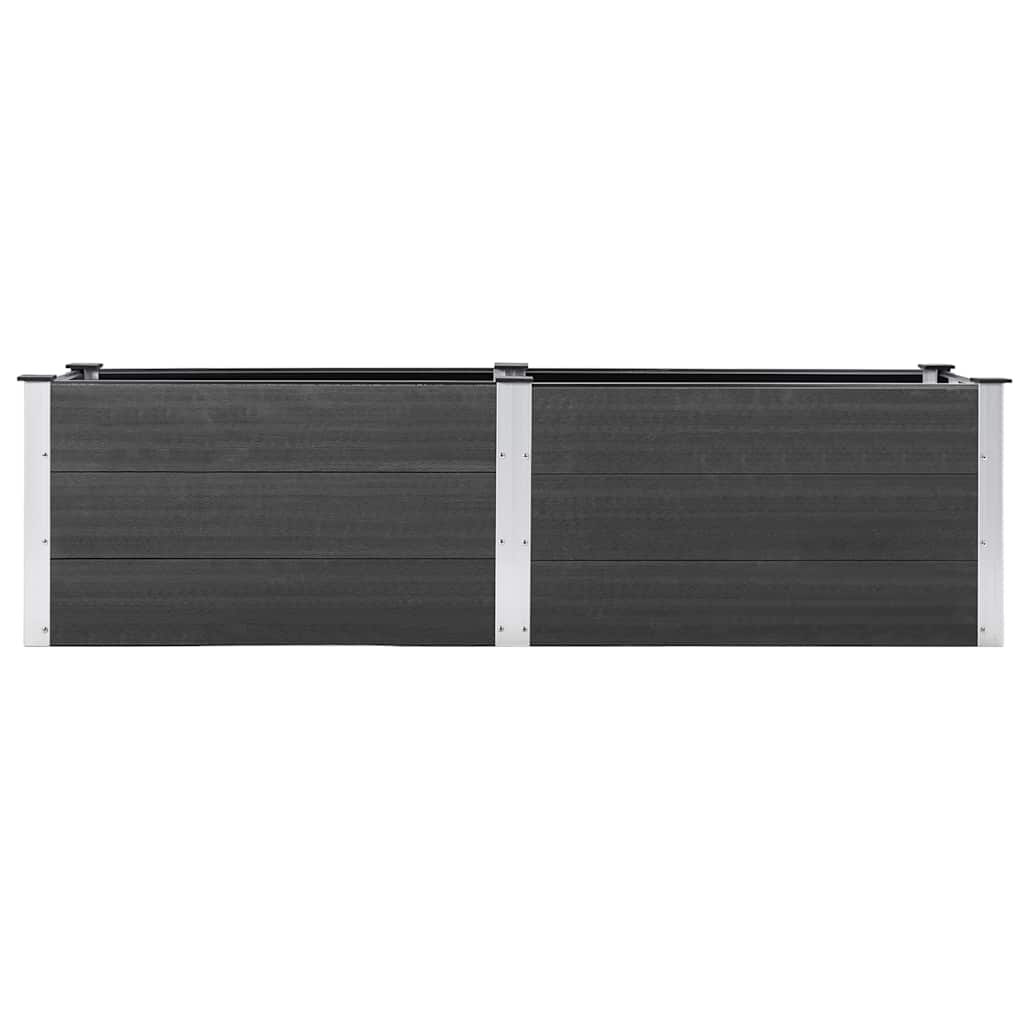 VIDAXL -Pflanzer erhöhte 200x50x54 cm HKC Gray